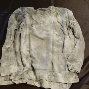 Medium American eagle soft sweatshirt gray tie dye